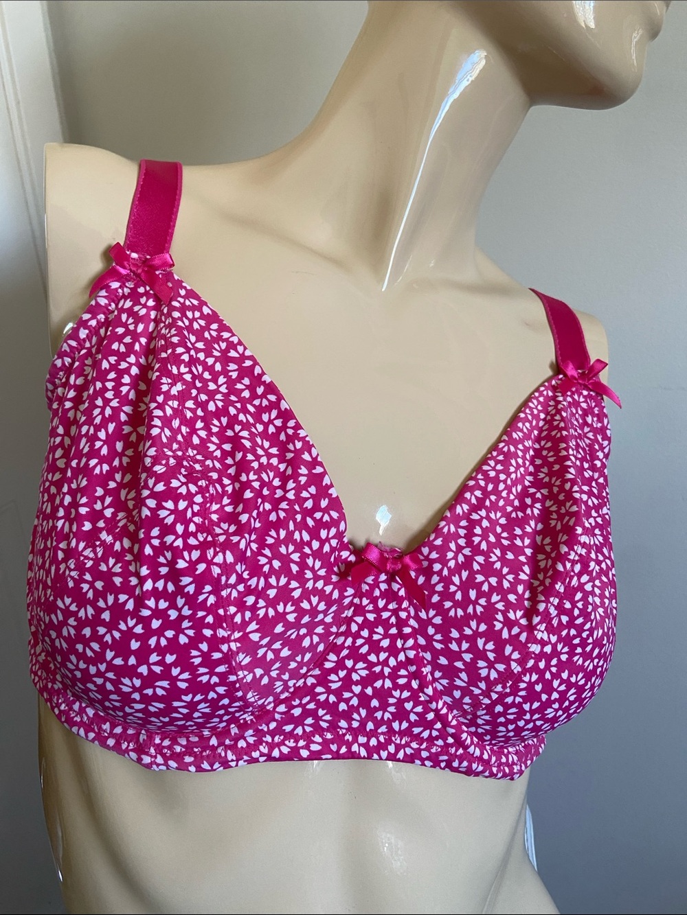 34H change Women’s Fuchsia Printed Underwire Bra